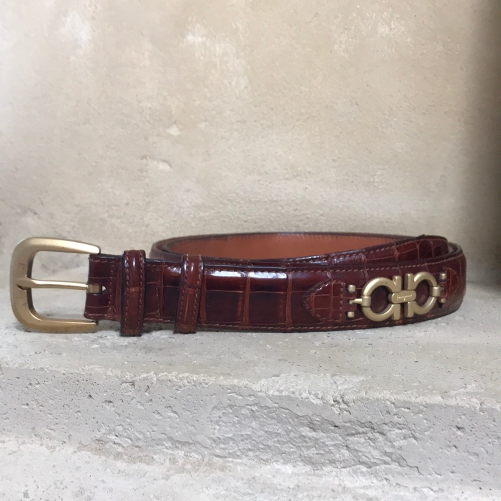 Salvatore Ferragamo Skin Leather belt 115 / 46